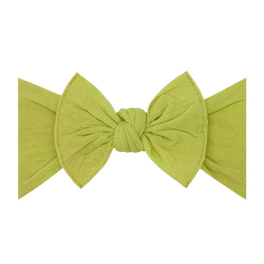 Baby Bling Bows - Original Knot headband: Olive