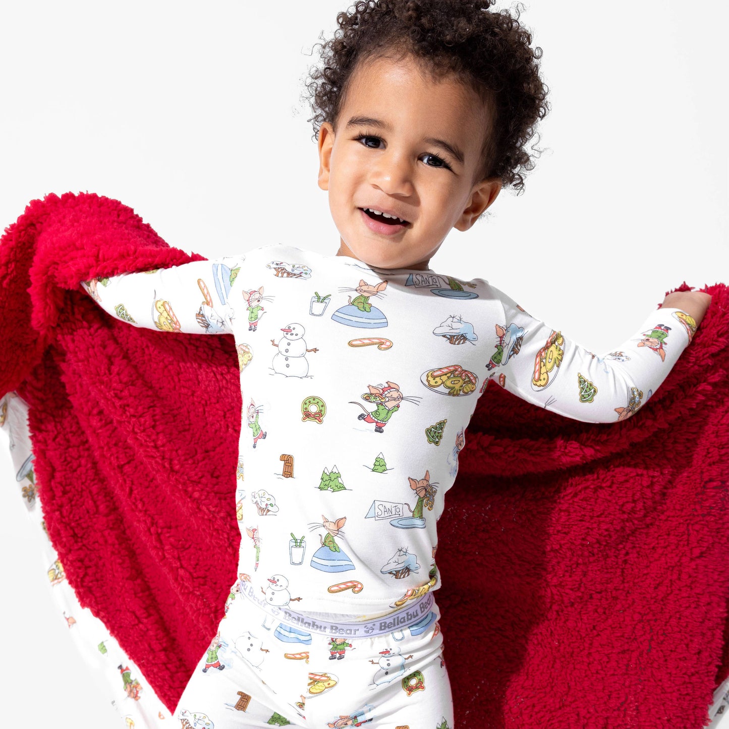 Bellabu Bear - If You Give A Mouse A Cookie Christmas Bamboo Kids Pajamas