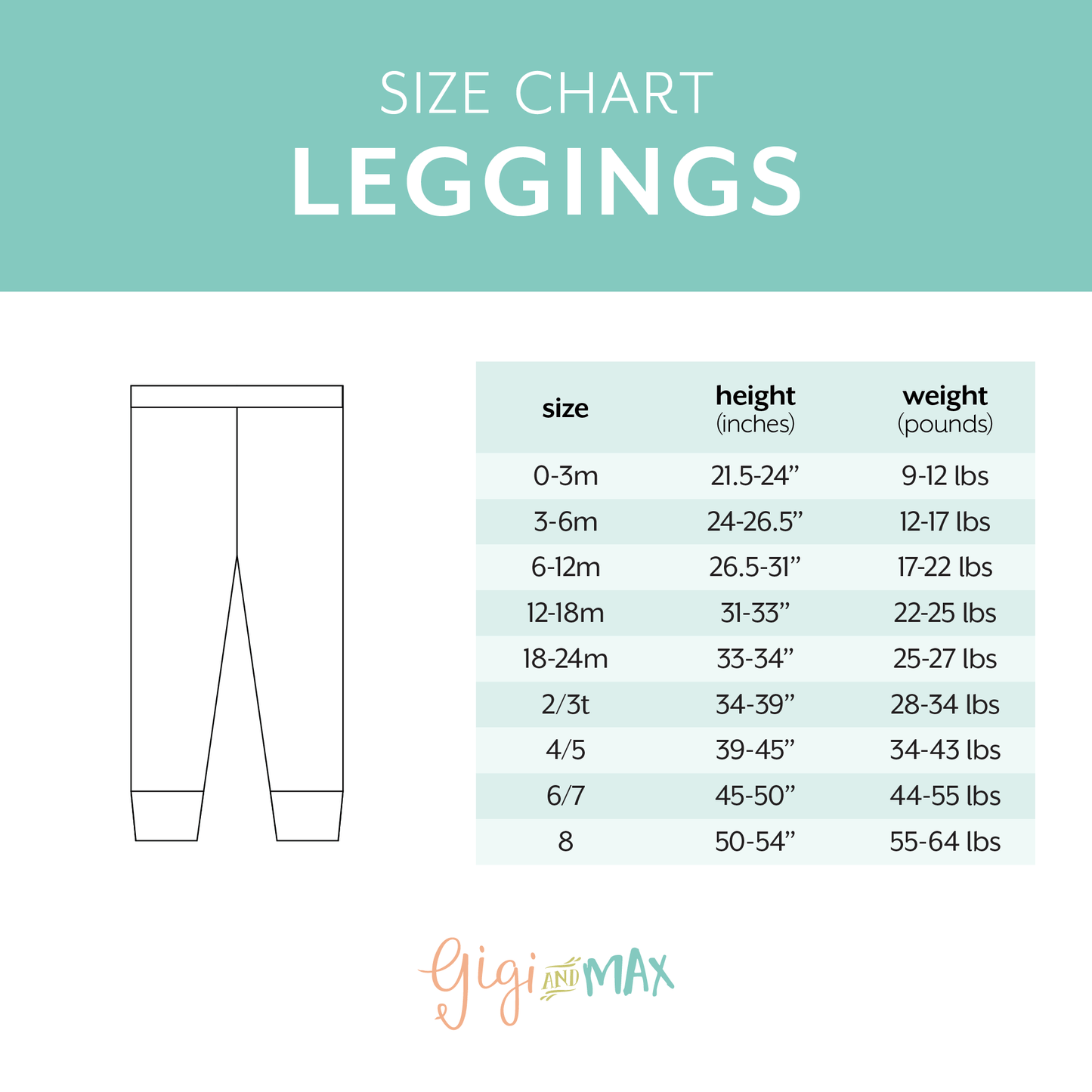 Gigi and Max - Hadley LEGGINGS Bamboo Checks Toddler Clothing