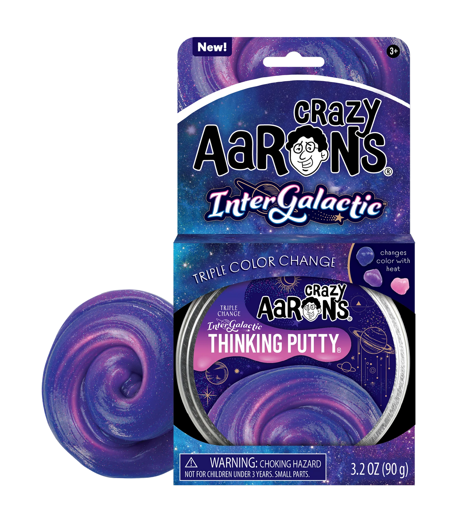 Crazy Aaron's - Intergalactic - Full Size 4" Thinking Putty Tin