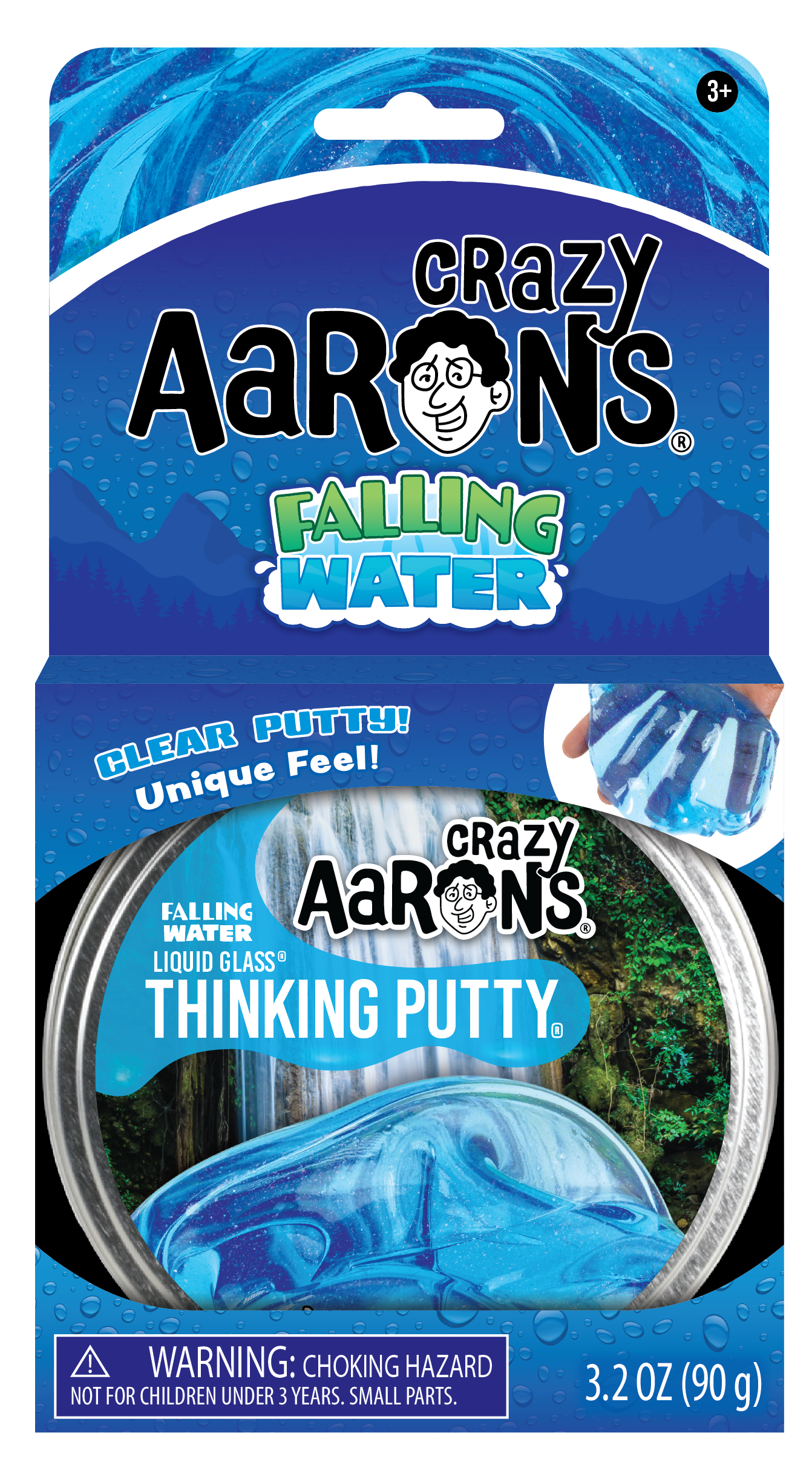 Crazy Aaron's - Falling Water - Full Size 4" Thinking Putty Tin