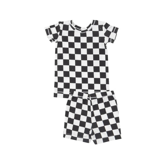 Angel Dear - Checkerboard Short Loungewear Set