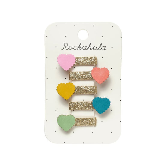 Rockahula Kids US - Scallop Heart Mini Clip Set