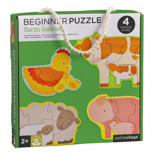 Petit Collage - Beginner Puzzle Farm Babies
