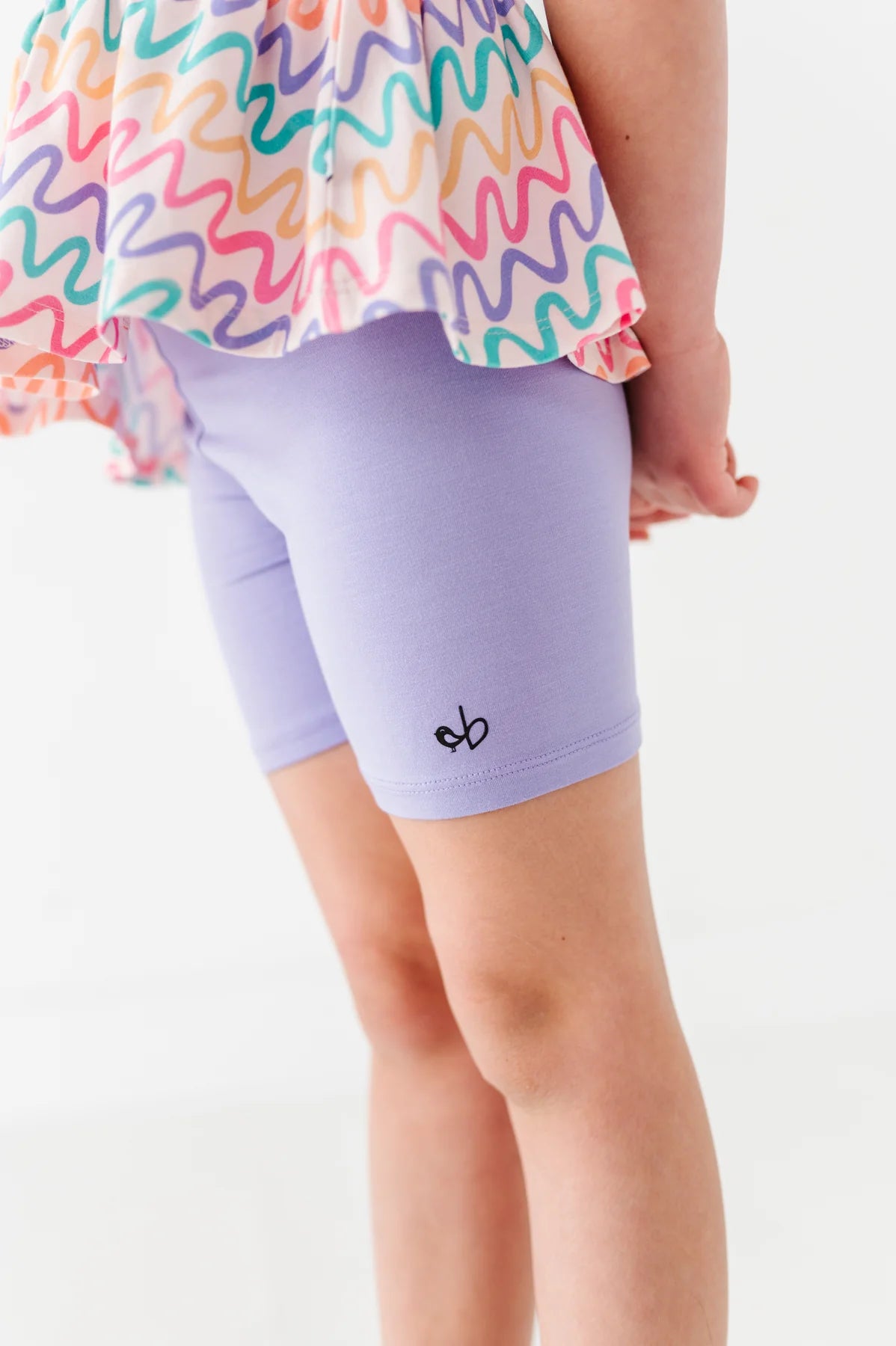 Birdie Bean - Lilac Biker Shorts