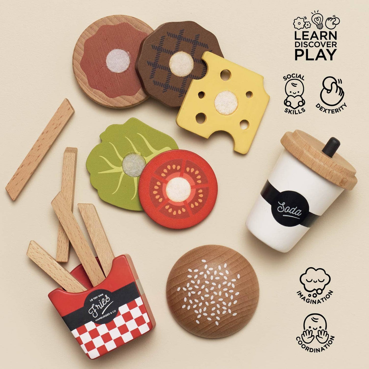 Le Toy Van, Inc. - Gourmet Hamburger Set