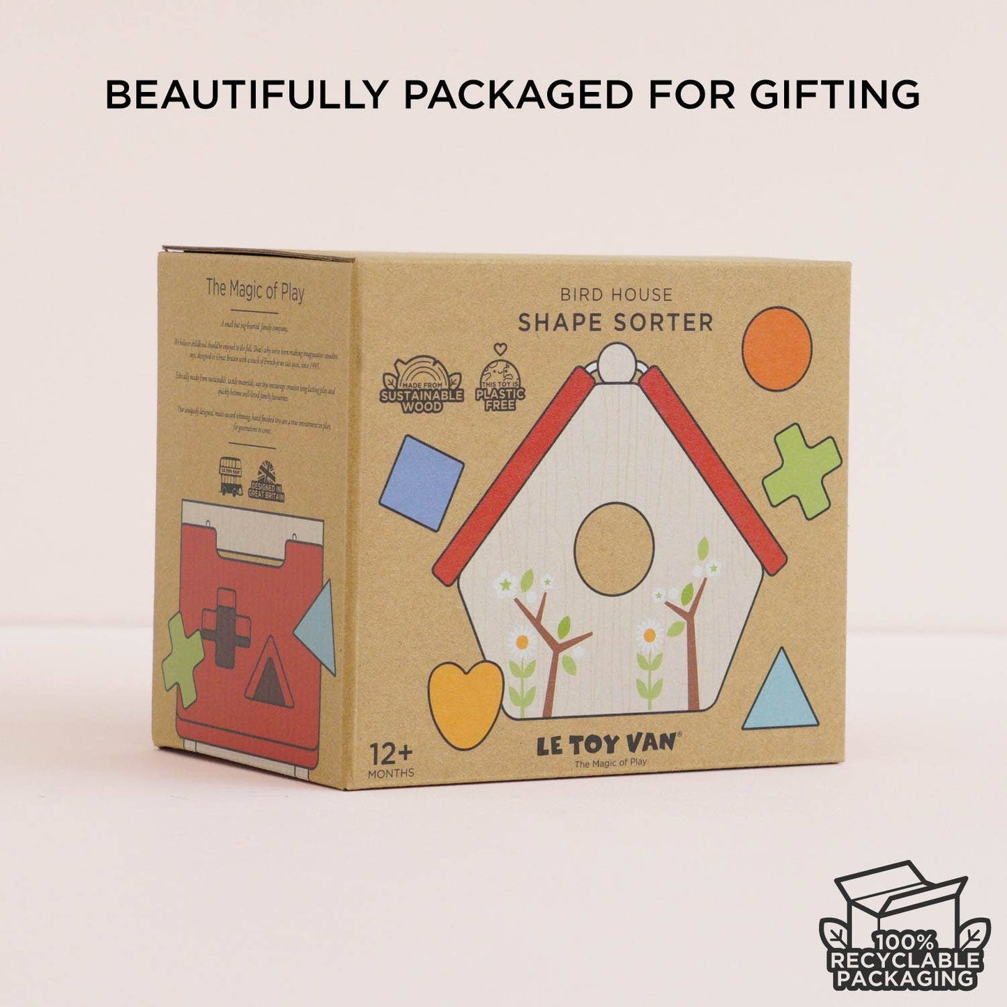 Le Toy Van, Inc. - Woodland Bird House Shape Sorter