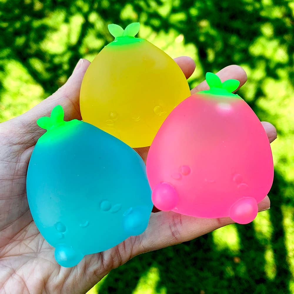 Top Trenz Inc - Super Duper Sugar Squisher - Mini Fruits 2 Pack set | Fidget | Squish (limit 1)