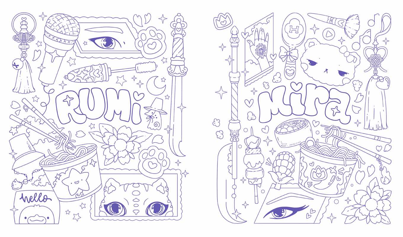 Simon & Schuster - Unofficial KPop Demon Hunters Activity Book by Lila Violet: Paperback; 48 pages / English
