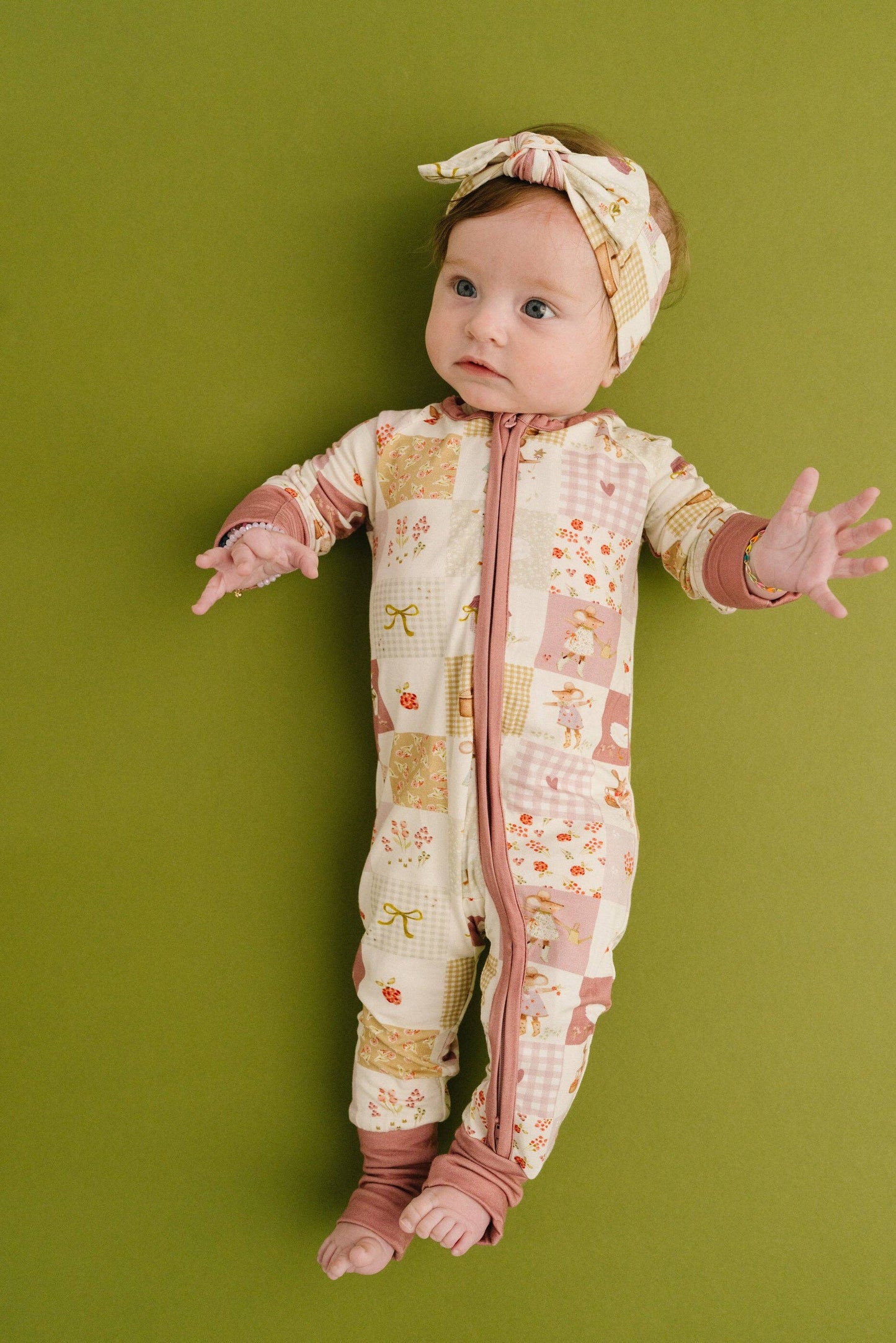 Little One Shop - Storybook Picnic Bamboo PJ  Sleeper