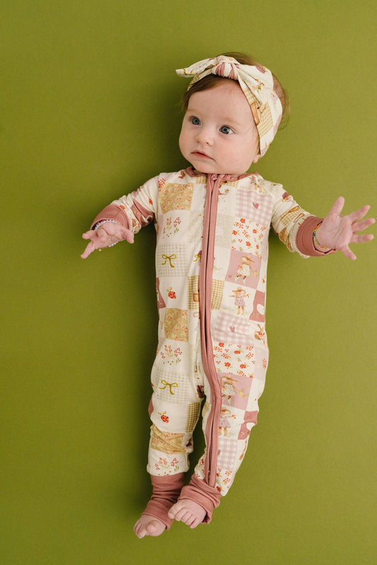 Little One Shop - Storybook Picnic Bamboo PJ  Sleeper