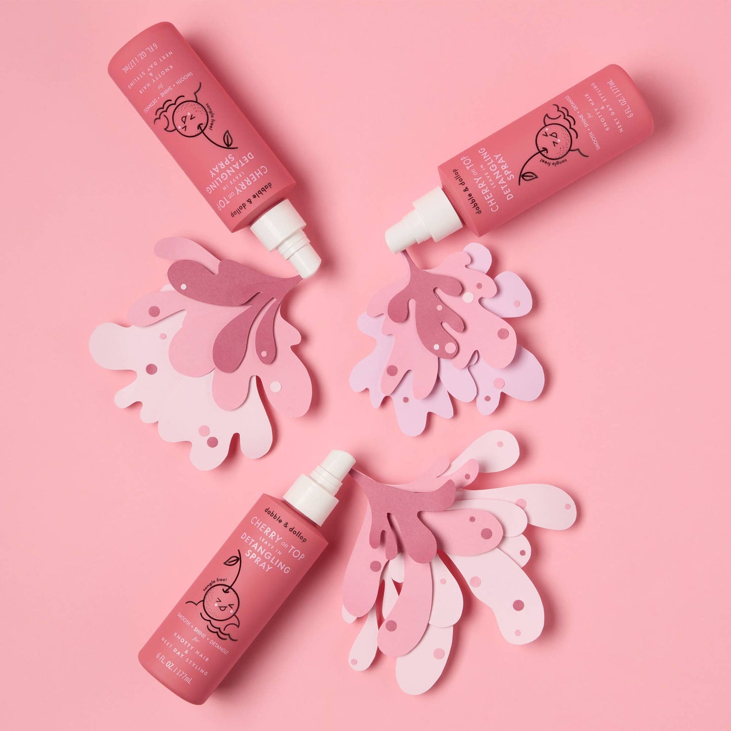 Dabble & Dollop® - Cherry on Top® Hair Detangling & Conditioning Spray