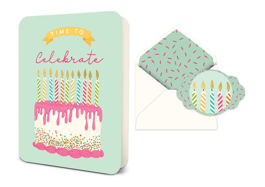 Studio Oh! - Time to Celebrate Deluxe Greeting Card