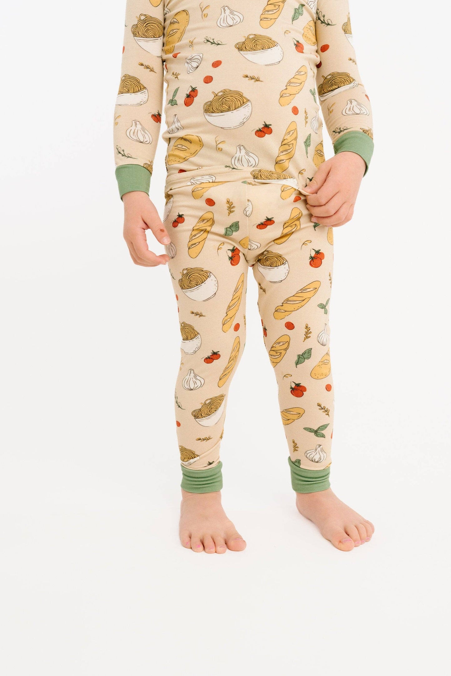 Little One Shop - Pasta Party Bamboo PJ Set