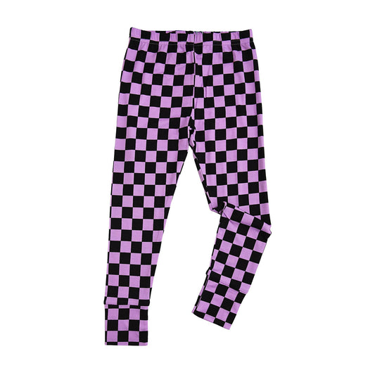 Gigi and Max - Hadley LEGGINGS Bamboo Checks Toddler Clothing