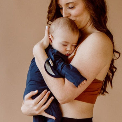 Bonsie Skin to Skin Babywear - Footie - Midnight Blue