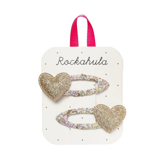Rockahula Kids US - Fairytale Floral Heart Clips
