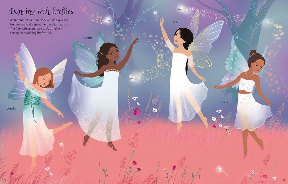 HarperCollins - Sticker Dolly Dressing Fairy Princesses : Usborne