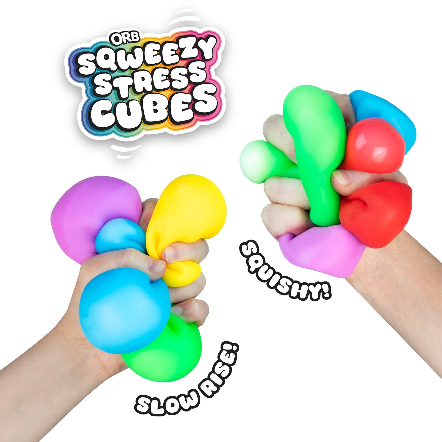 Orb Toys - Sqweezy Stress Cubes(limit 1)