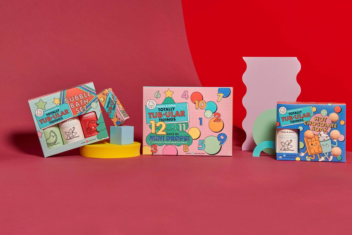 Dabble & Dollop - 12 Days of Mini Bath Bombs Countdown Calendar