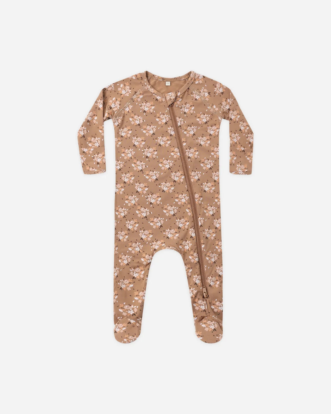 Quincy Mae - Bamboo Zip Footie || Fall Floral