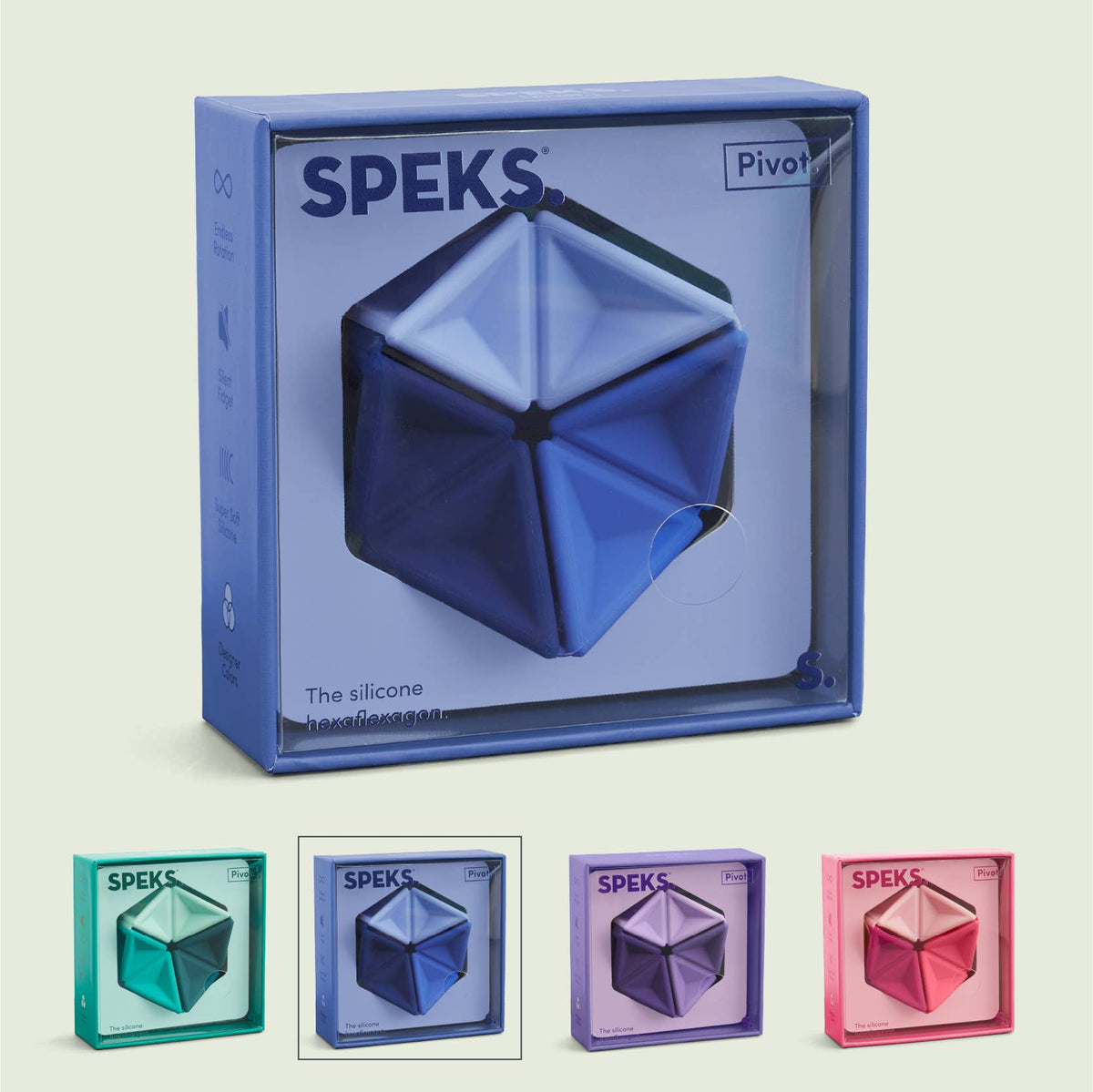 Speks - Pivot Silicone Flexagon