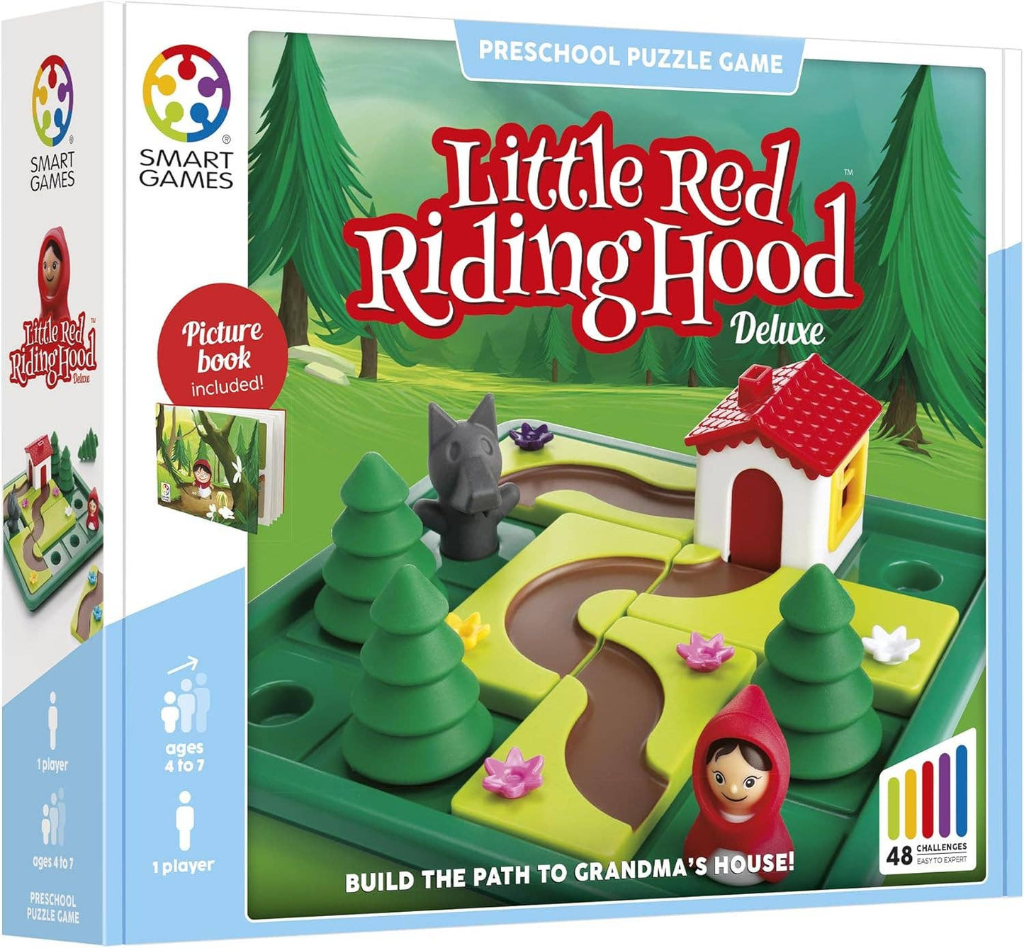 Smart Toys and Games - Little Red Riding Hood Deluxe Preschool Puzzle Games 4-7 Yrs