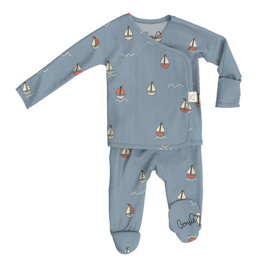 Bonsie Skin to Skin Babywear - Footie - Ahoy Baby