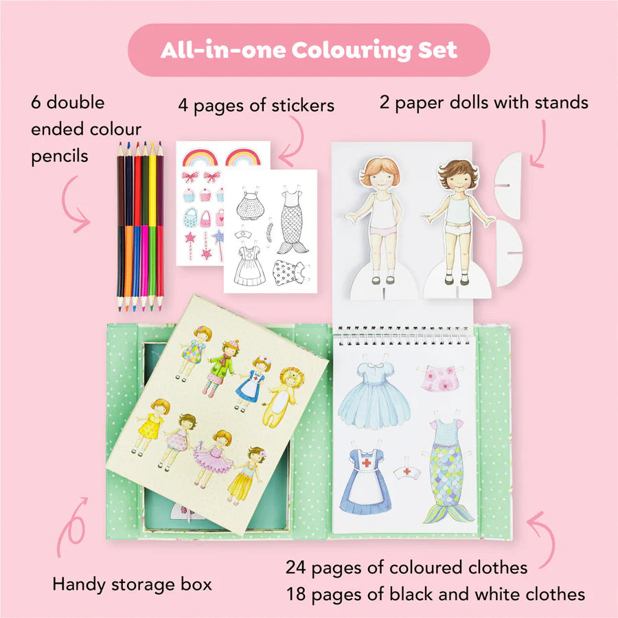 Tiger Tribe - Paper Dolls Kit - Vintage