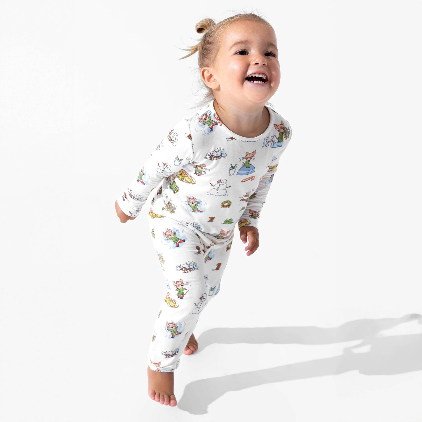 Bellabu Bear - If You Give A Mouse A Cookie Christmas Bamboo Kids Pajamas