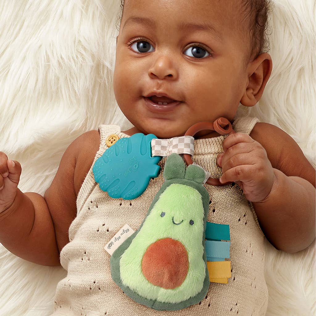 Itzy Ritzy - Itzy Pal™ Plush + Teether: Avocado