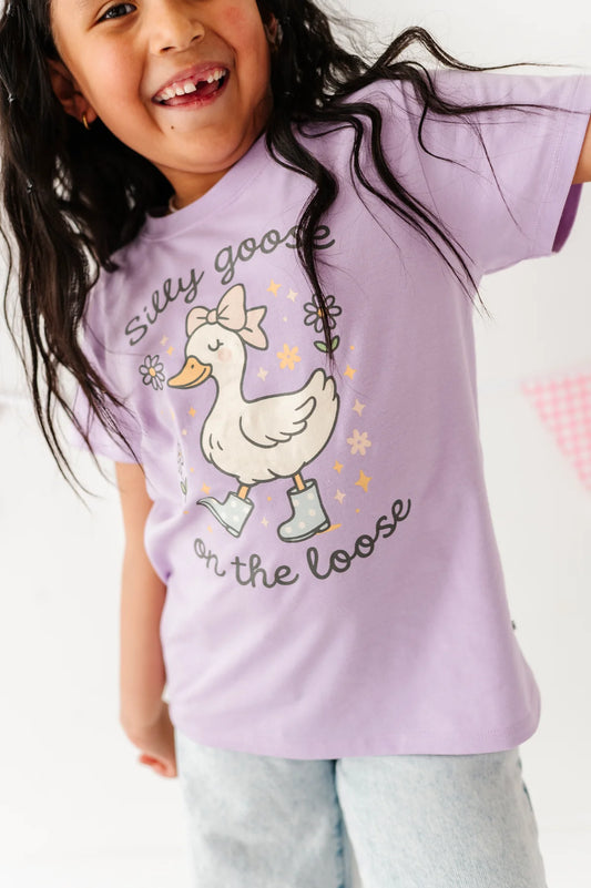Birdie Bean - Girl Silly Goose T-Shirt