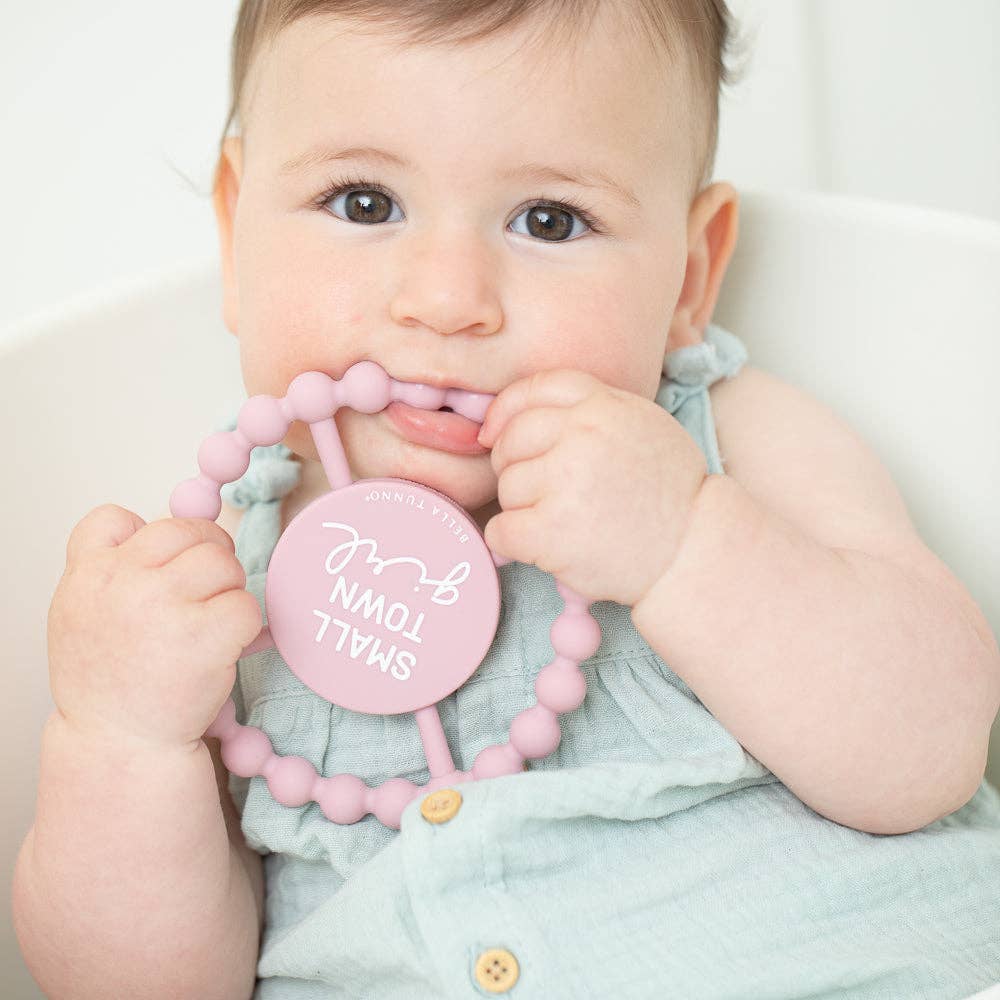 Bella Tunno - Small Town Girl Happy Teether: Pink