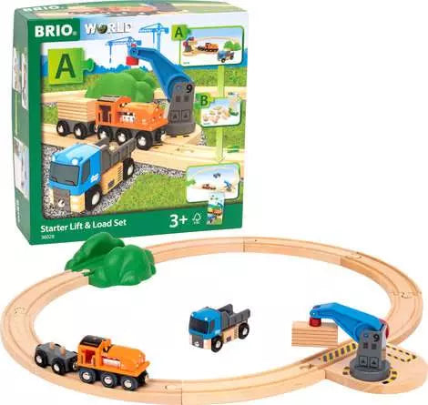 BRIO World - Train Set Starter Lift & Load Set