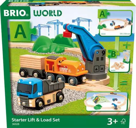BRIO World - Train Set Starter Lift & Load Set