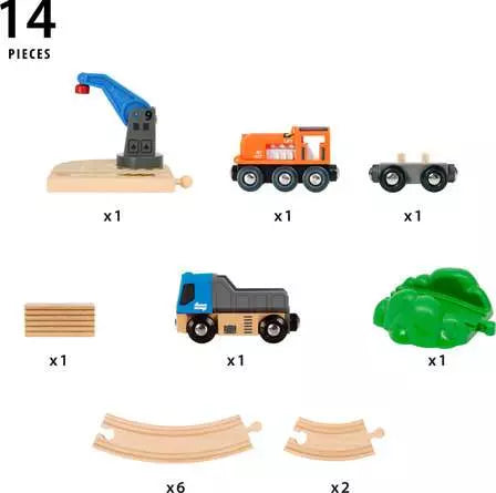 BRIO World - Train Set Starter Lift & Load Set