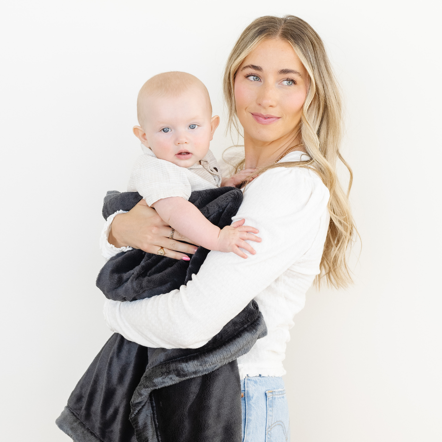 Saranoni - LUSH MINI BLANKETS: Navy