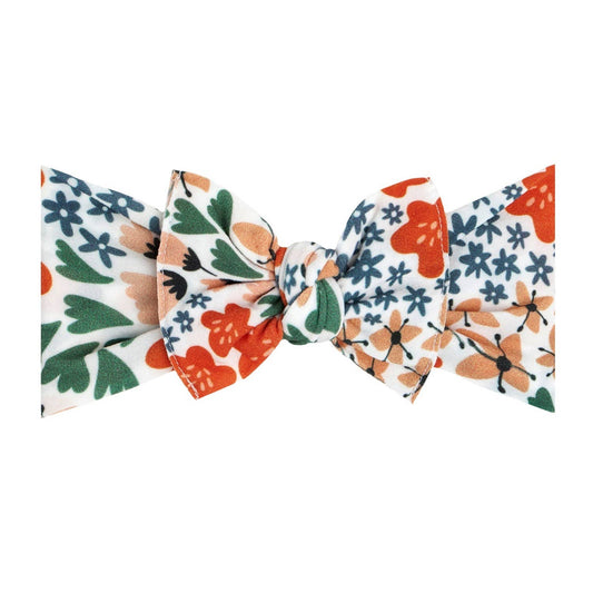 Baby Bling Bows - Baby Bling® Fall Printed Knot soft nylon headband: Autumn Field