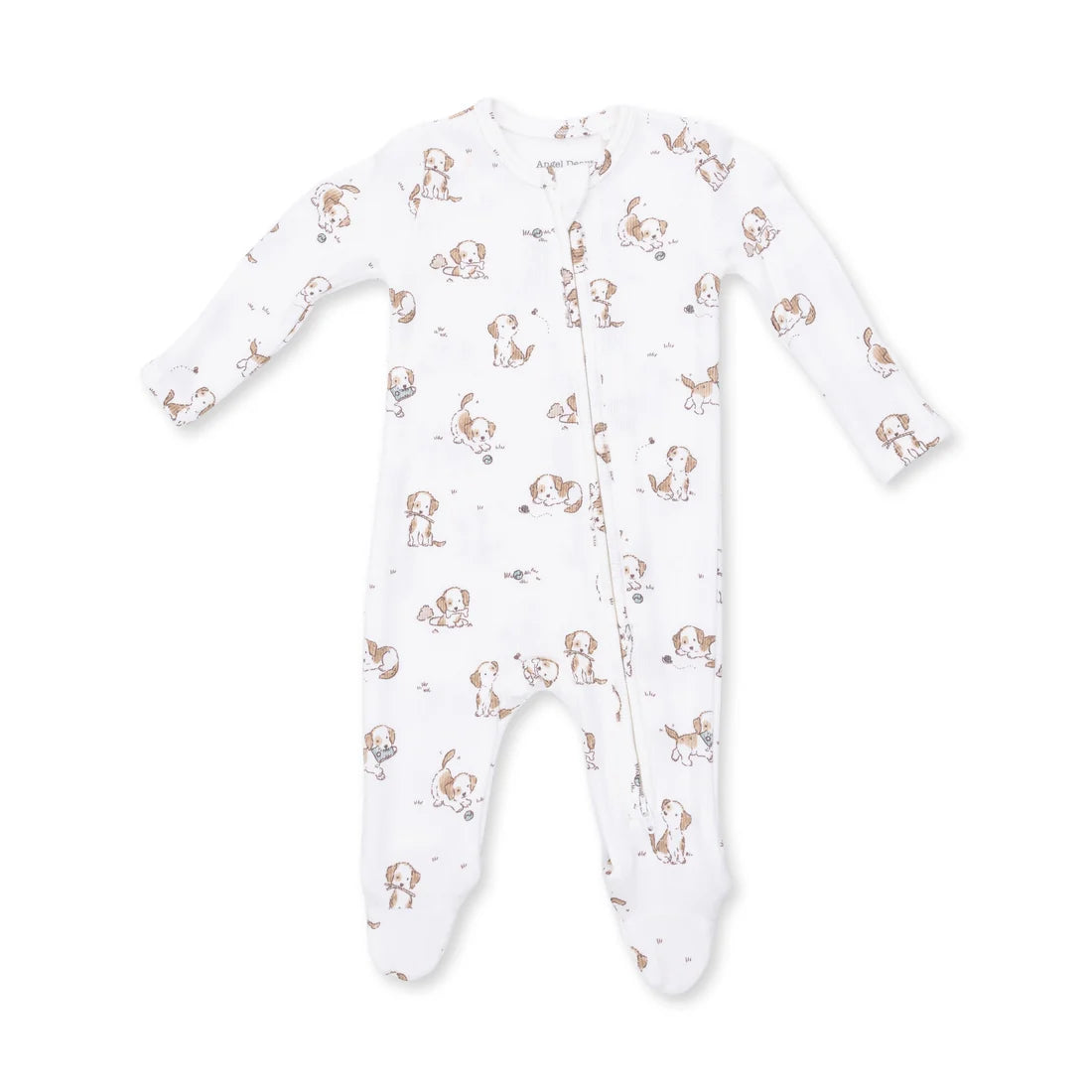 Angel Dear - Explorer Puppy Blue 2 Way Zipper Footie