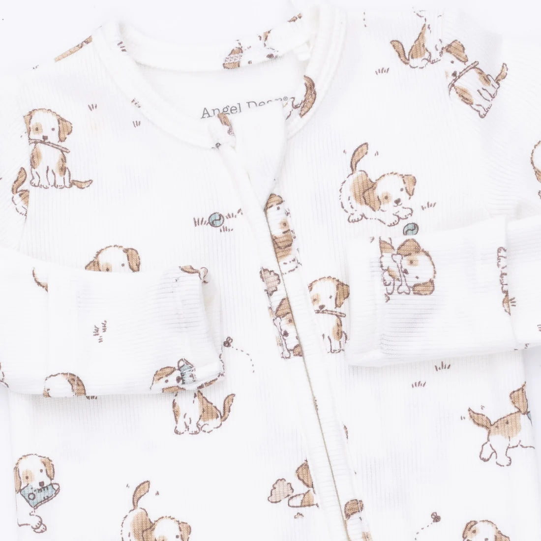 Angel Dear - Explorer Puppy Blue 2 Way Zipper Footie