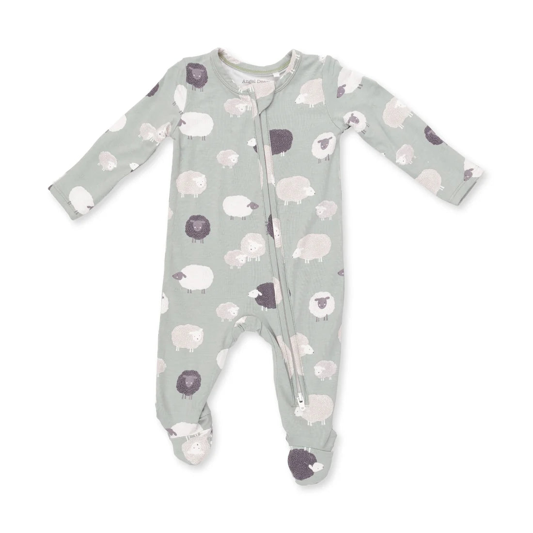 Angel Dear - Black Sheep 2 Way Zipper Footie
