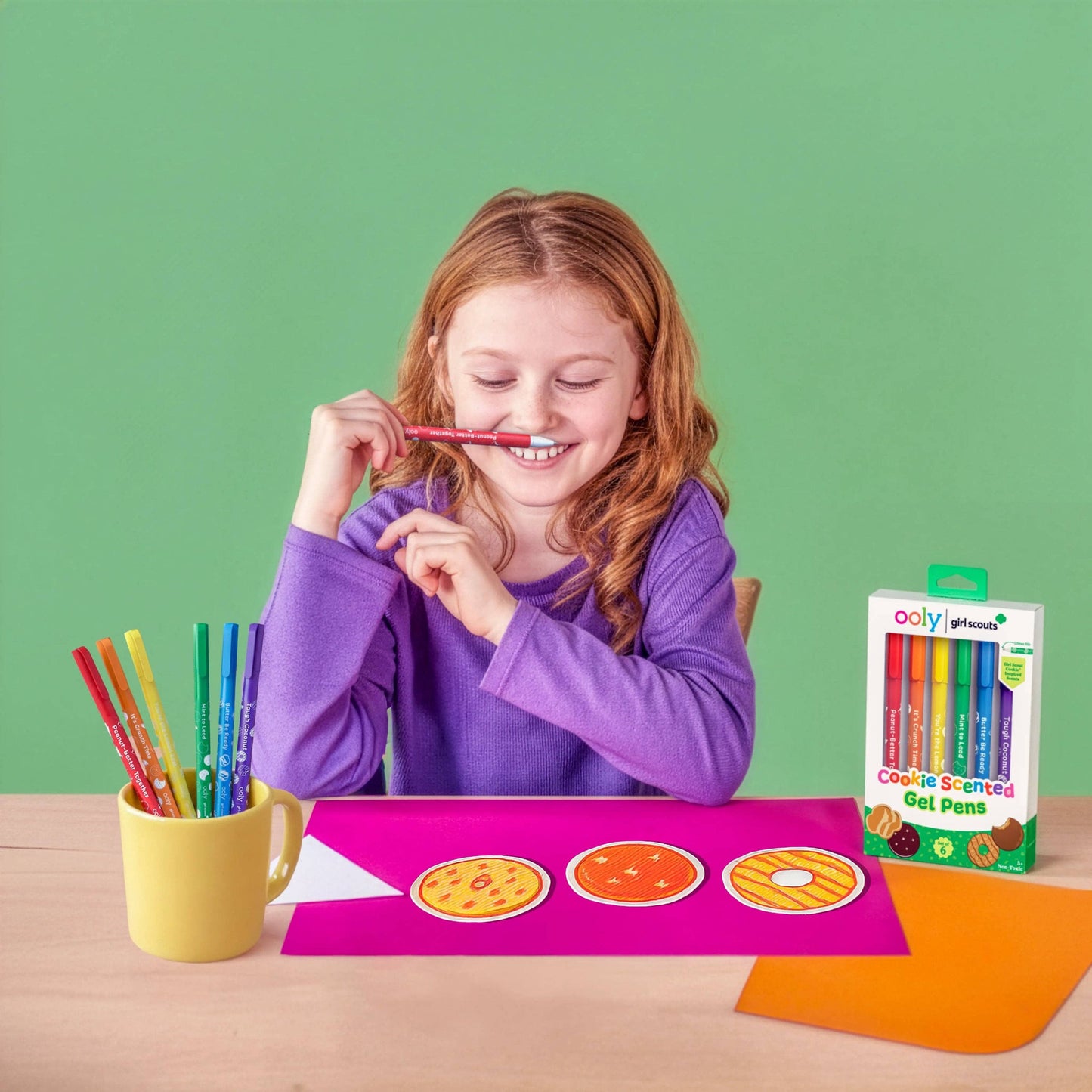 OOLY - OOLY x Girl Scouts: Cookie Scented Gel Pens (Set of 6)
