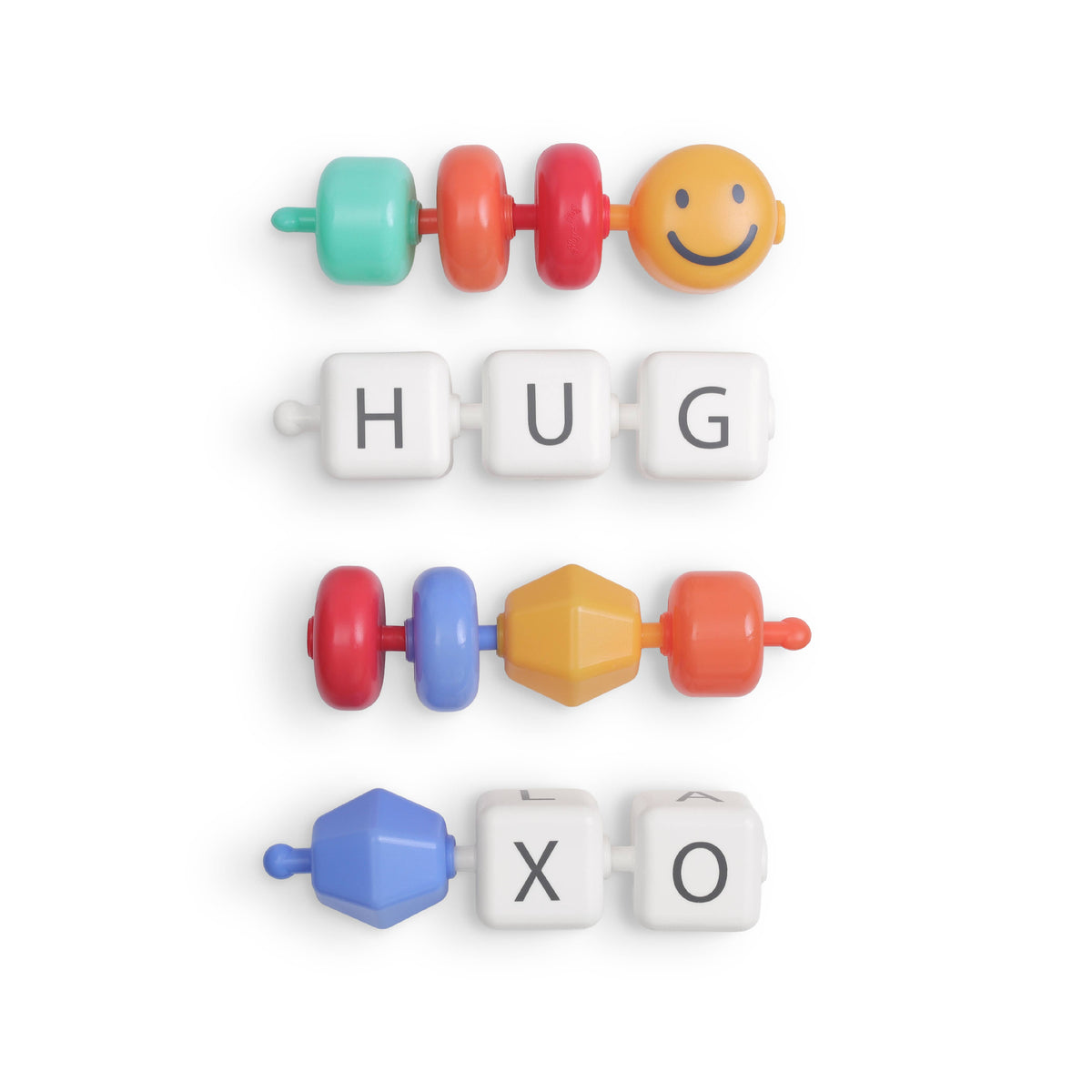 Itzy Ritzy - Connect & Play™ - 14 Sensory Pop Beads - Smile