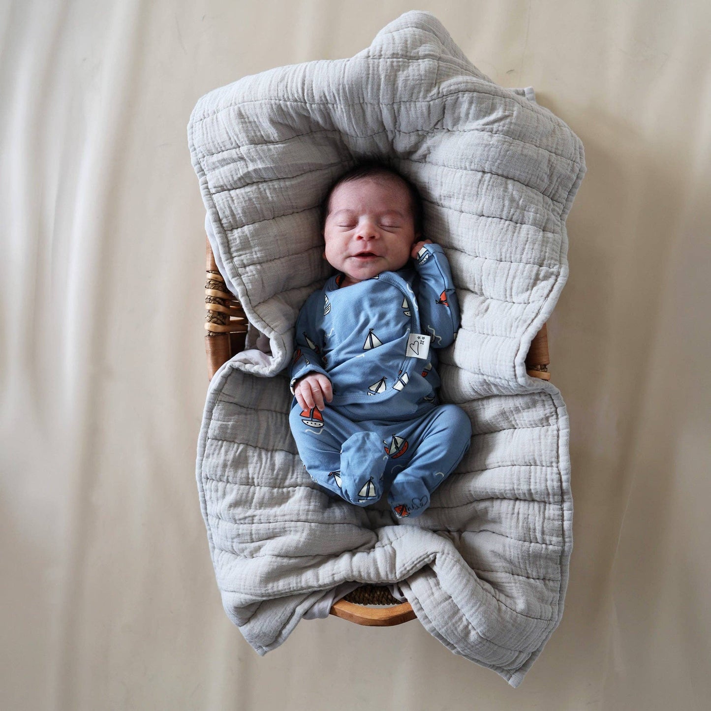 Bonsie Skin to Skin Babywear - Footie - Ahoy Baby