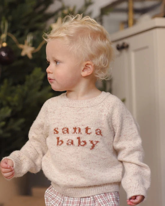 Quincy Mae - Knit Sweater || Santa Baby