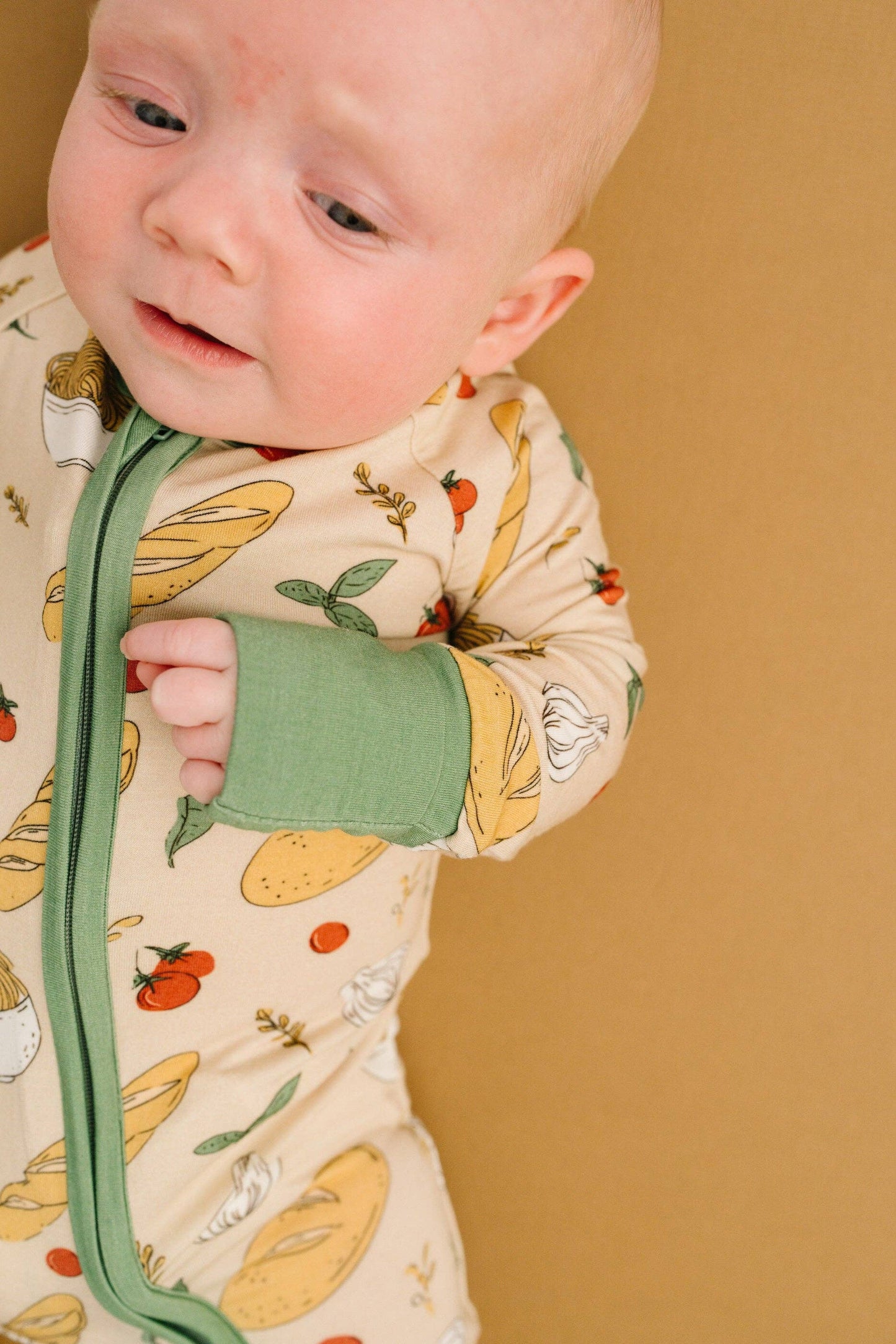 Little One Shop - Pasta Party Bamboo Zip Sleeper PJ