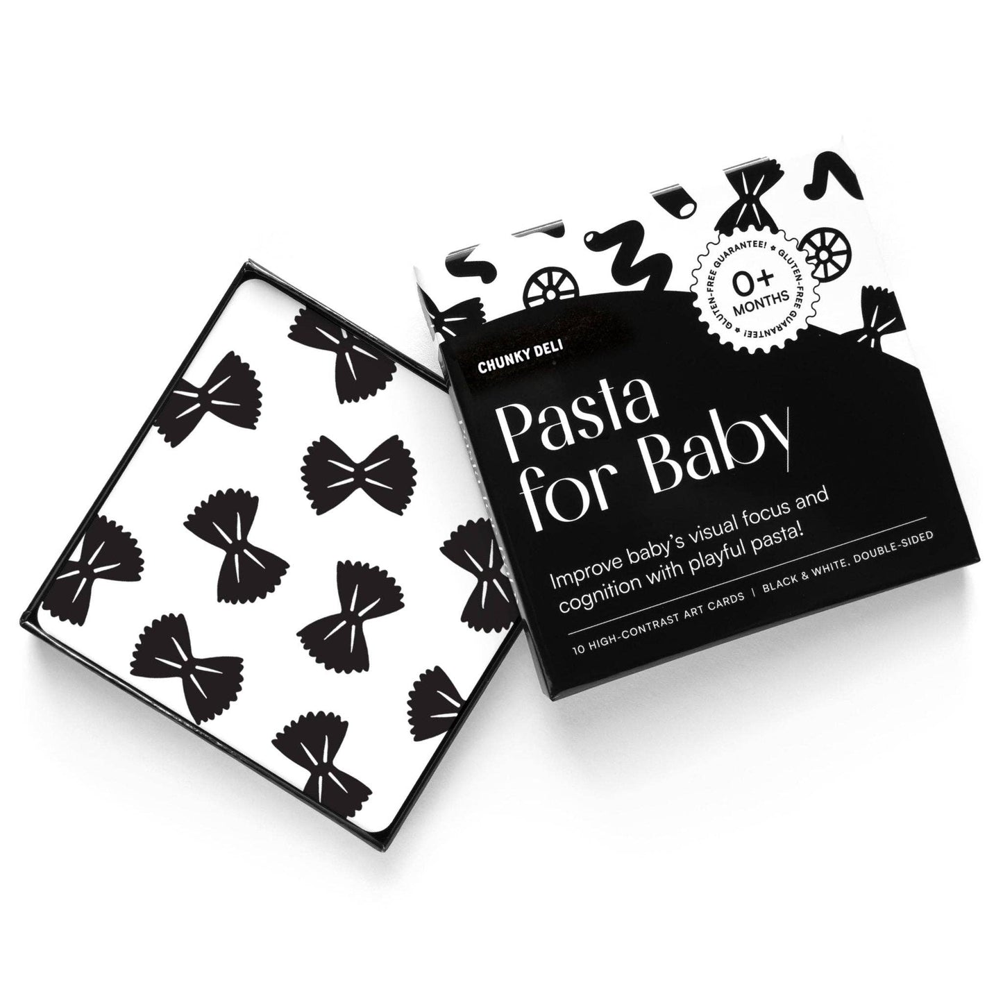 Chunky Deli - Pasta for Baby Black and White Contrast Book