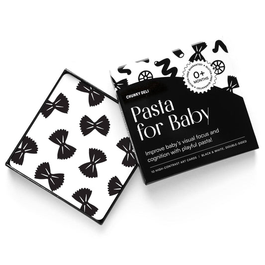 Chunky Deli - Pasta for Baby Black and White Contrast Book