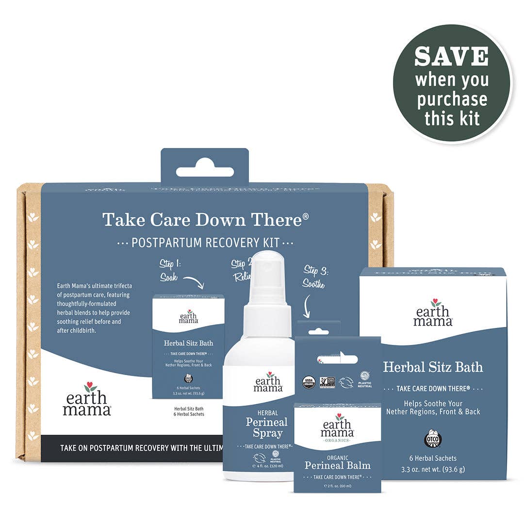 Earth Mama Organics - Take Care Down There® Postpartum Recovery Kit