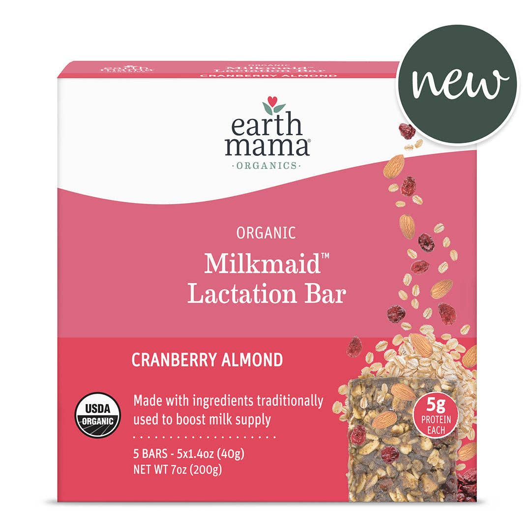Earth Mama Organics - Organic Milkmaid® Lactation Bars Cranberry Almond